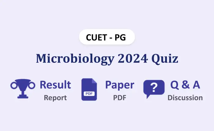 CUET PG Microbiology 2024 Question Paper Quiz