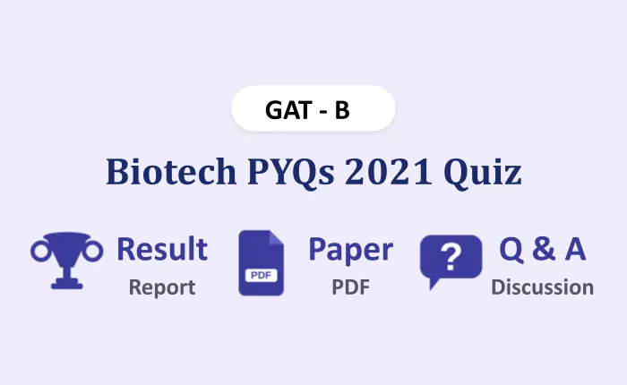 Graduate Aptitude Test- Biotechnology 2021